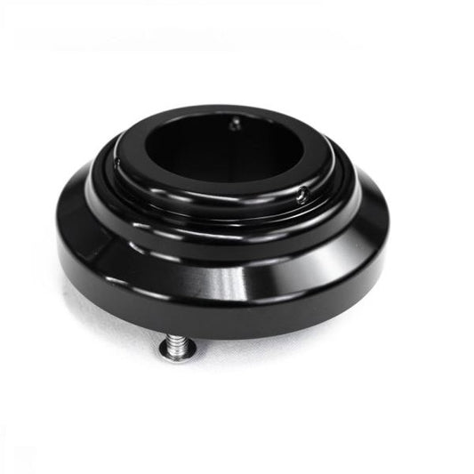 Black Steering Column Lower Floor Swivel Mount - 1.75 Inch