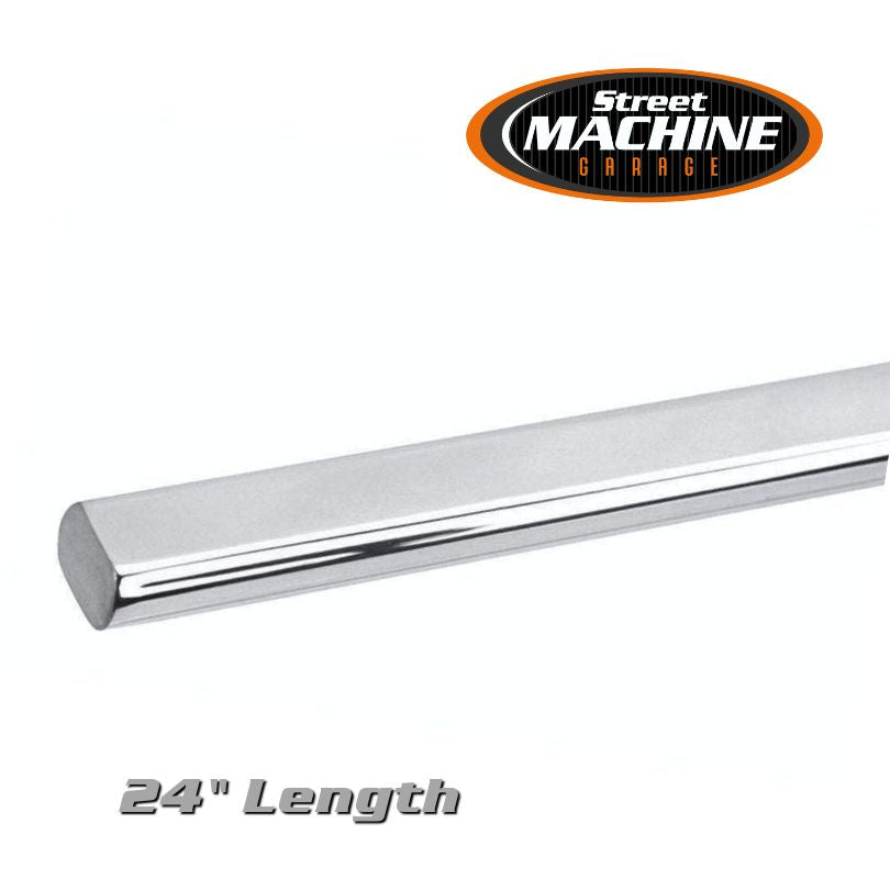 Polished Billet Stainless Steel Steering Shaft - 3/4 Inch DD