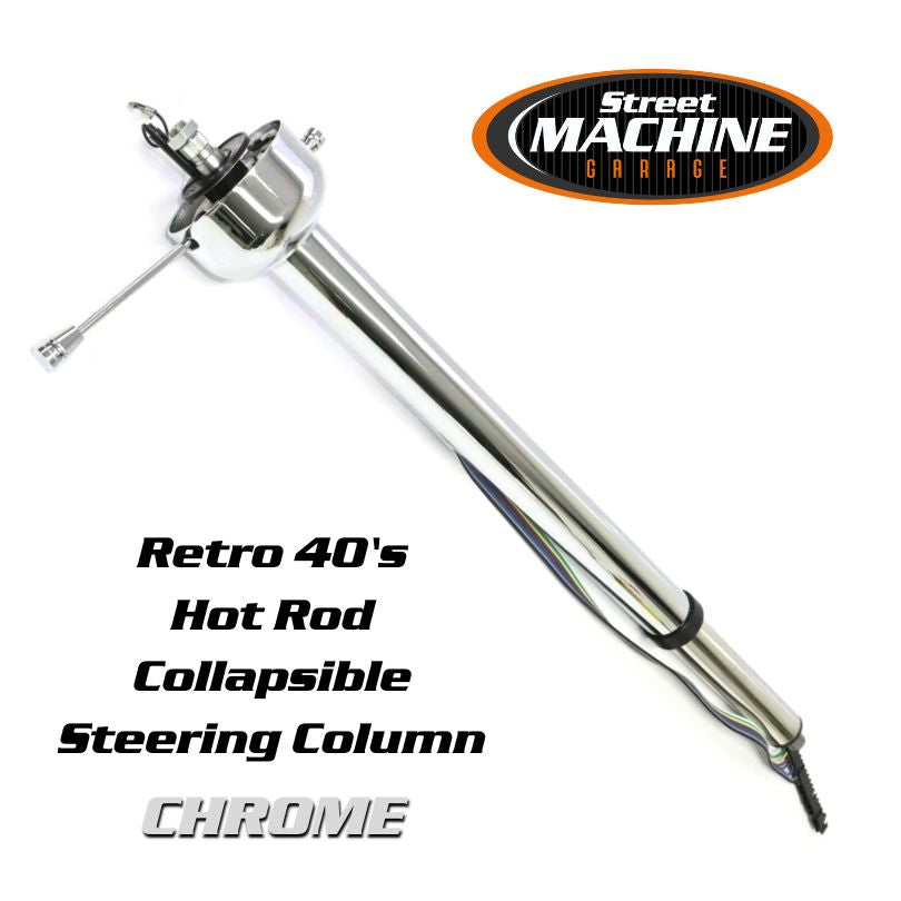 Retro 40's Hot Rod Collapsible Steering Column